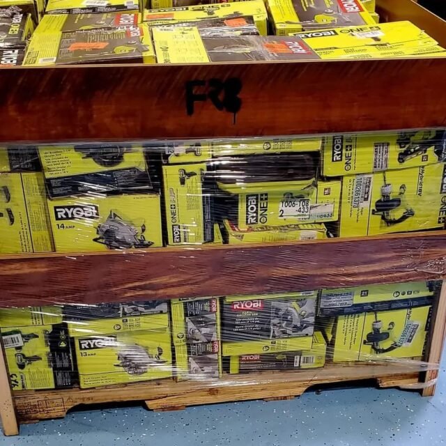 Ryobi Tool Pallets – Bulk Wholesale Tools – Lot 1
