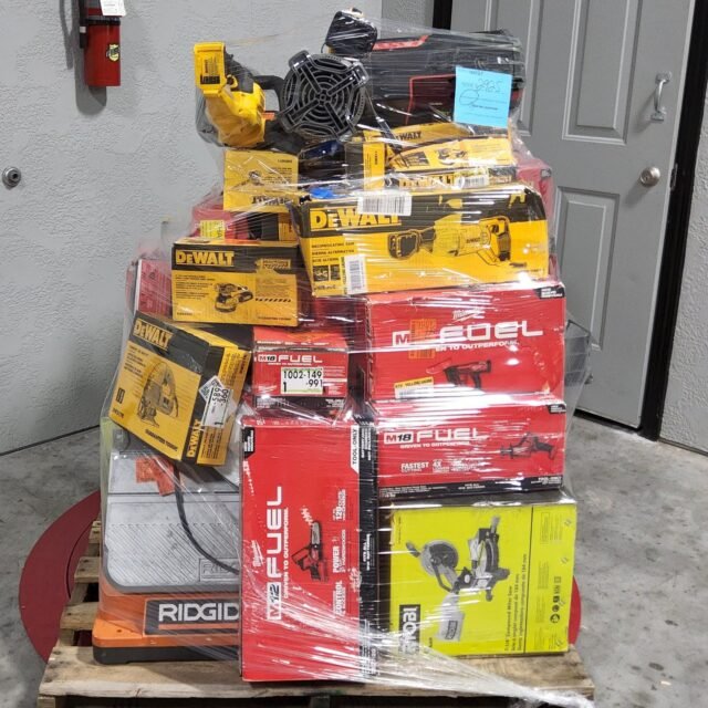 Mixed Tool Pallet – Untested Customer Returns – Lot 3
